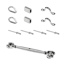 Load image into Gallery viewer, Kit 4 - Wire Balustrade For Metal Post Kit Jaw Bottlescrew
