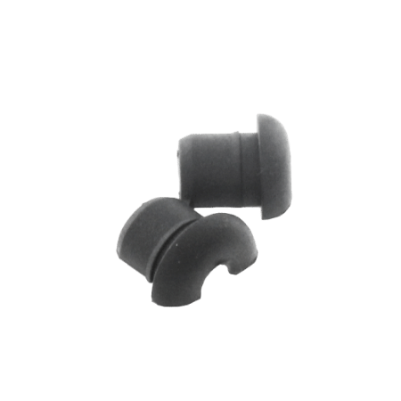 Grommet Black With 4.2mm Centre Hole Flat Surface