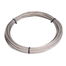 Load image into Gallery viewer, Wire Rope Stainless Steel 7x7 Grade 316 Diameter 3.2mm 50Meters - Loose Coil
